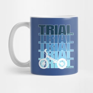 blue TRIAL Trialbike bike echo contour - cycling sports Mug